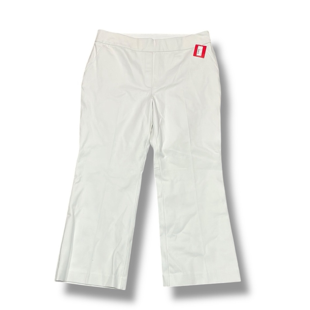 NWT Spanx Womens Pants Extra Large‎ White Kick Flare Pull On